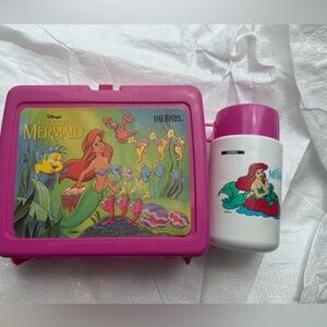 Disney The Little Mermaid Pink Lunchbox Set